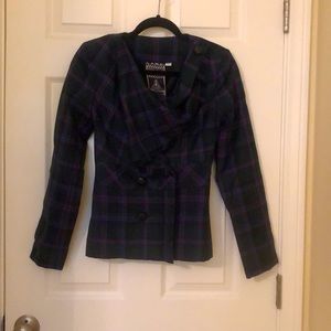 Plaid dress jacket
